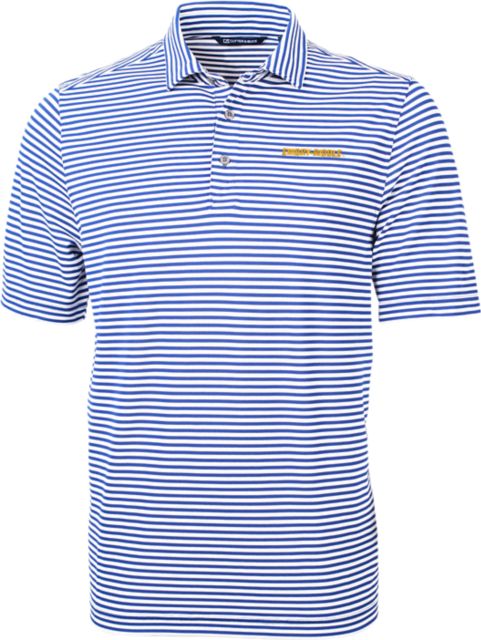 Embry Riddle Aeronautical University Striped Eco Polo