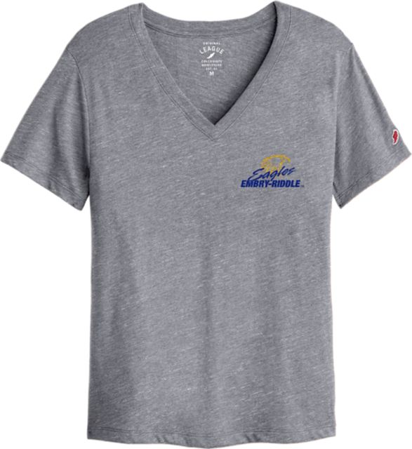 Embry Riddle Aeronautical University Women's V-Neck Short Sleeve T-Shirt