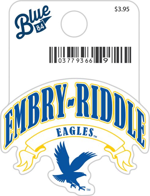 Embry Riddle Aeronautical University Eagles Mini Sticker