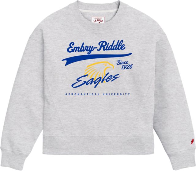 Embry Riddle Aeronautical University Eagles Women's Boxy Crewneck Sweatshirt