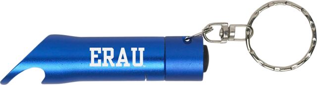 Embry Riddle Aeronautical University Keychain with Bottle Opener Flashlite