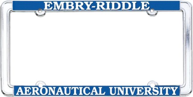 Embry Riddle Aeronautical University Thin Rim License Plate Frame