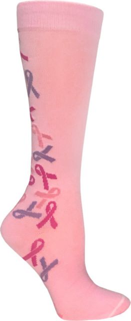 "12""COMP SOCK-PINK RIBBON PAR