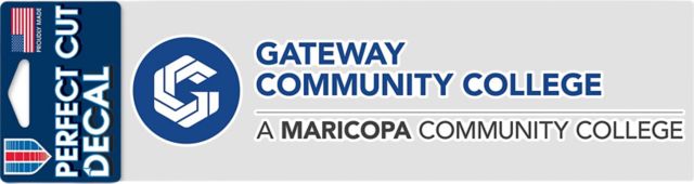 GateWay Community College 3'' x 10'' Perfect Cut Decal