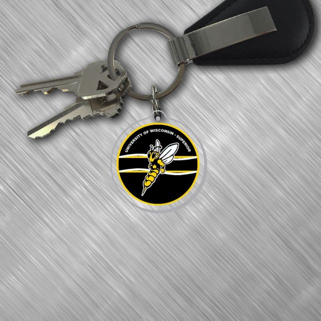 University of Wisconsin - Superior Yellowjackets Laser Cut Keytag