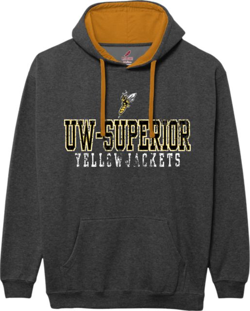 University of Wisconsin - Superior Yellowjackets Hockey Hooded Pullover Sweatshirt