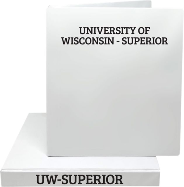 University of Wisconsin - Superior 1'' Vinyl Binder