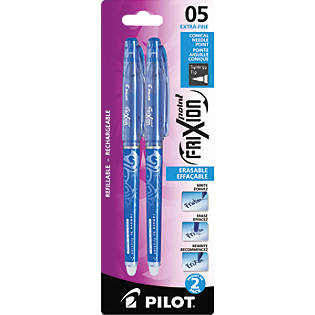 Pilot Frixion Point Erasable Gel Ink Rolling Ball 0.5mm 2 Pack Blue Ink:  Red Deer Polytechnic
