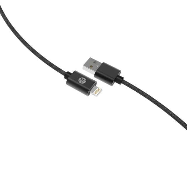 10ft Braided USB Lightning Cables - Black - ONLINE ONLY