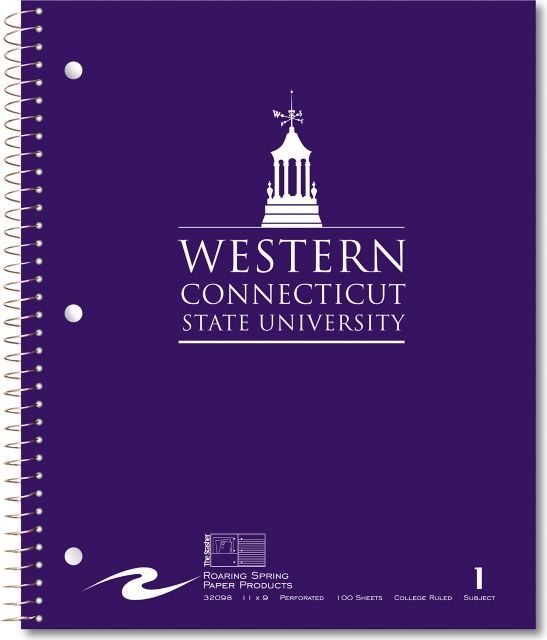 Western Connecticut State University Notebook 100-Sheet