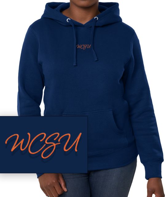 Western Connecticut State University Chainstitch Women's Hooded Sweatshirt