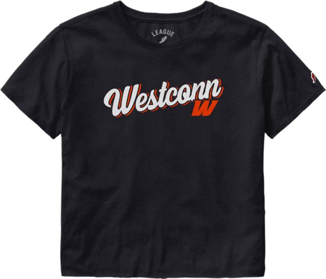 Western Connecticut State University Wolves Women's Crop Short Sleeve T-Shirt