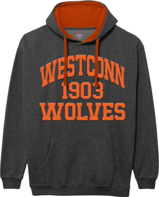 Western Connecticut State University Colorblock Hooded Sweatshirt