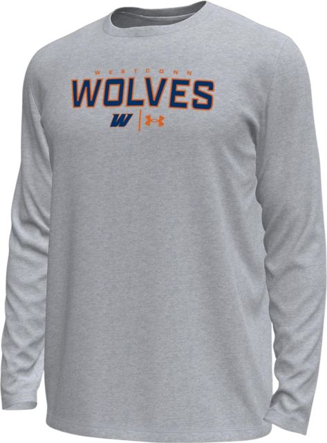 Western Connecticut State University Wolves Tech Stretch Long Sleeve T-Shirt