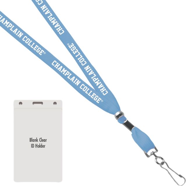 Champlain College Card Dispenser Lanyard