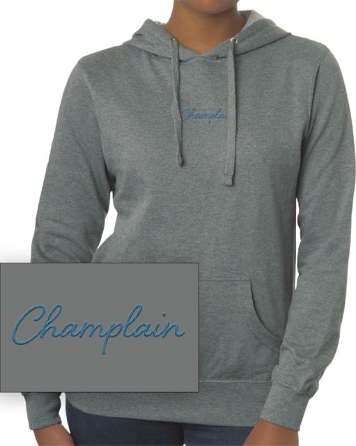 Champlain College Women's Chainstitch Hooded Sweatshirt