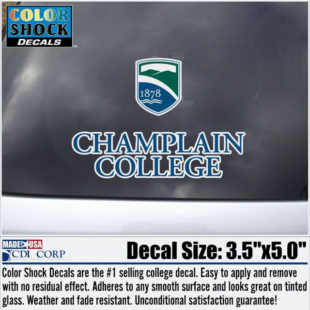 Champlain College License Plate Frames Car Decals And Stickers