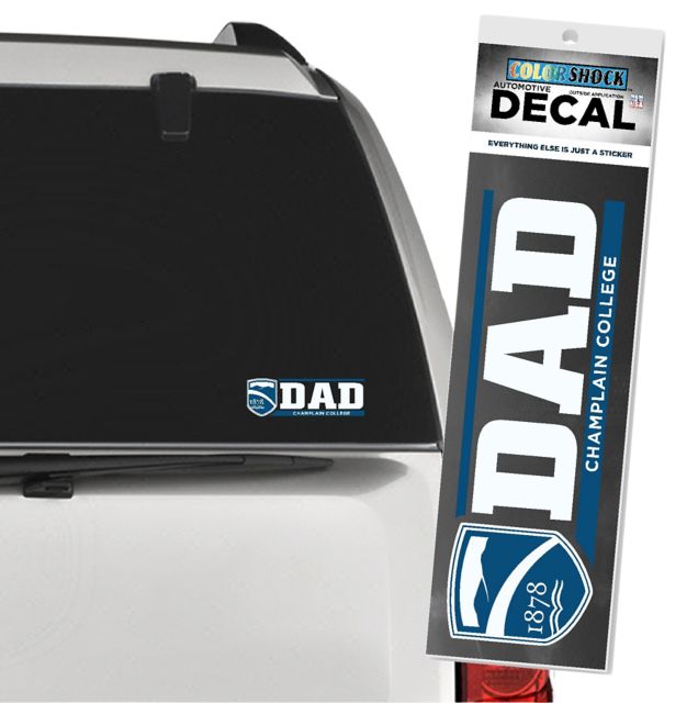 Champlain College Dad Decal