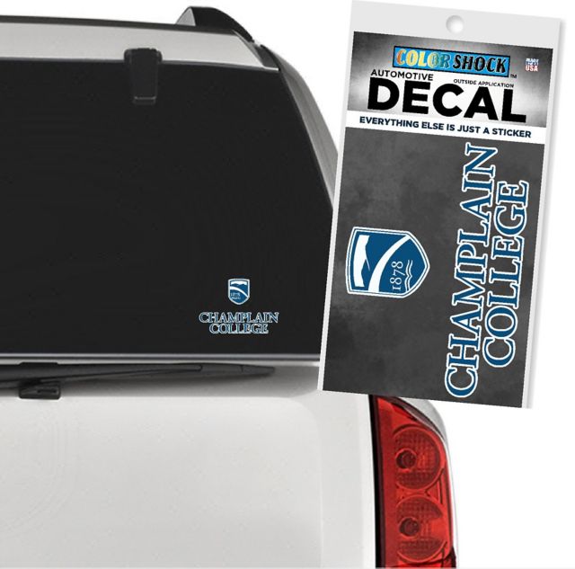 Champlain College Decal