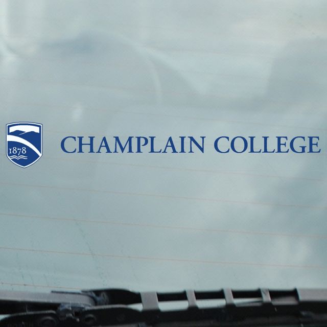Champlain College Decal