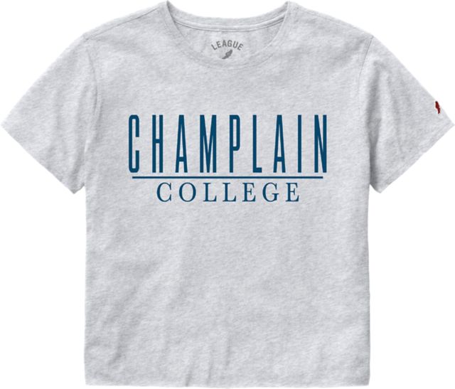 Champlain College Women's Cropped Short Sleeve T-Shirt