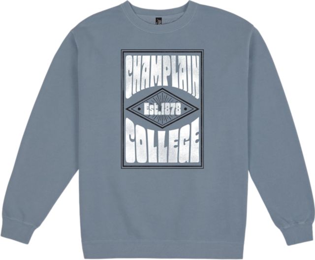 Champlain College Pigment Dyed Crewneck Sweatshirt - ONLINE ONLY