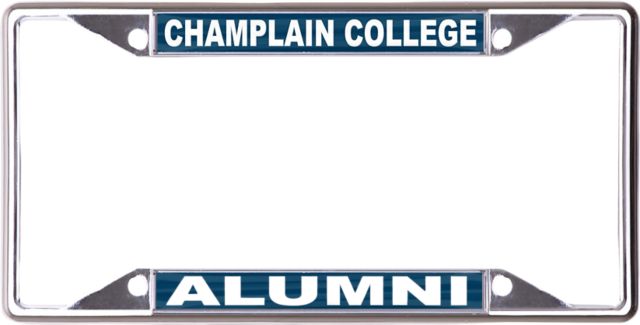 Champlain College Alumni License Plate Frame