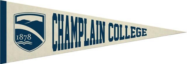 Champlain College 5x15 Pennant