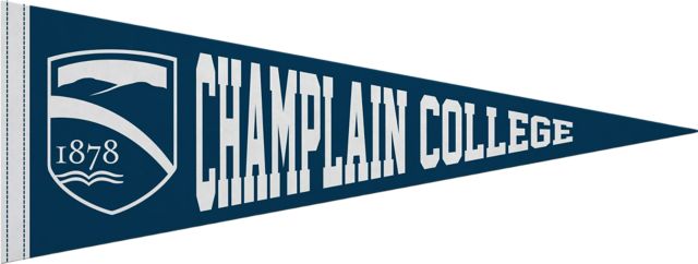 Champlain College 9x24 Pennant