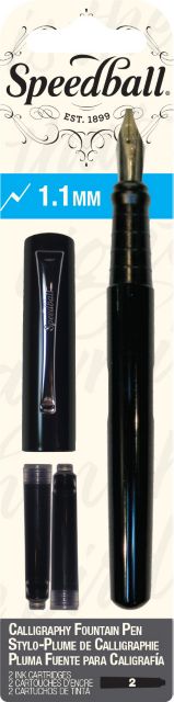 FOUNTAIN CALLIGRAPHY PEN 1.1MM BLACK