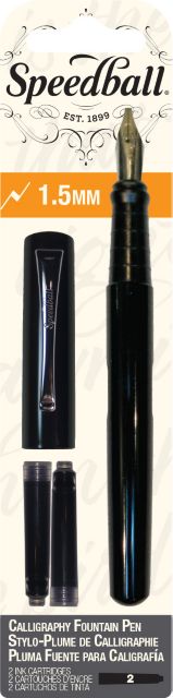 FOUNTAIN CALLIGRAPHY PEN 1.5MM BLACK