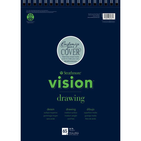 VISION DRAWING PAD 11x14 65 SHEETS
