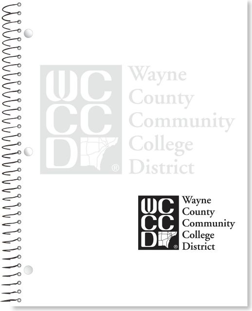 Wayne County Community College District Notebook 70-Sheet
