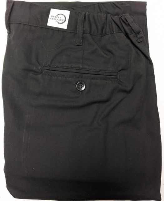 Ren Men's Chef Trouser Black S: College Of DuPage