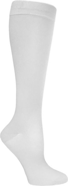 12IN PREMIUM KNIT COMPRESSION SOCKS-WHITE