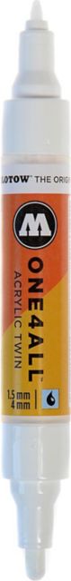 Molotow White Double Ended ONE4ALL Paint Marker