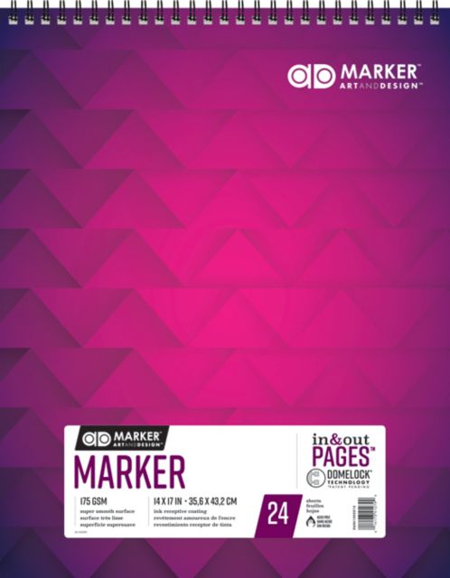 AD MARKER PAD 14X17 24 SHEETS