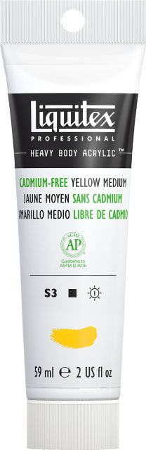 HB ACRY CAD FREE 59ML YLW MED
