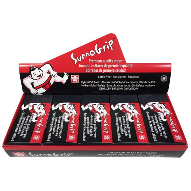 B300 SIZE BLK SUMO GRIP ERASER