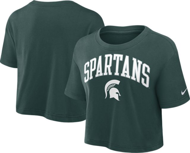 Michigan State University Spartans Women's Crop Short Sleeve T-Shirt