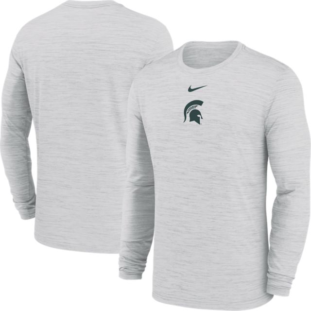 Michigan State University Spartans Jordan Velocity Crewneck Sweatshirt