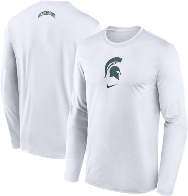 Michigan State University Spartans Basketball Dri-Fit Shooting Long Sleeve T-Shirt