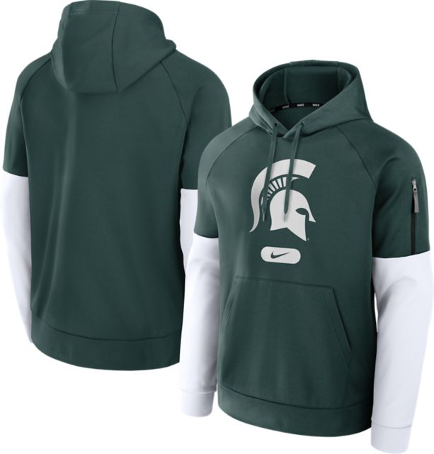 Michigan State University Spartans Fitness Full-Zip Hooded Sweatshirt