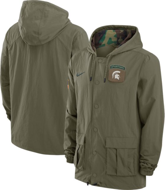 Michigan State Spartans Nike Military Jacket