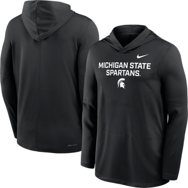 Michigan State University Spartans Dri-Fit Lightweight Hooded Long Sleeve T-Shirt