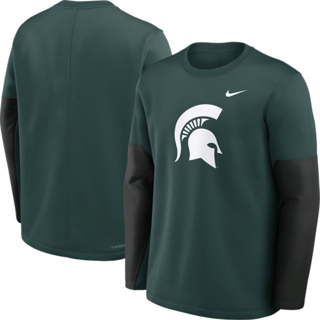 Michigan State University Spartans Midweight Coaches Crewneck Sweatshirt