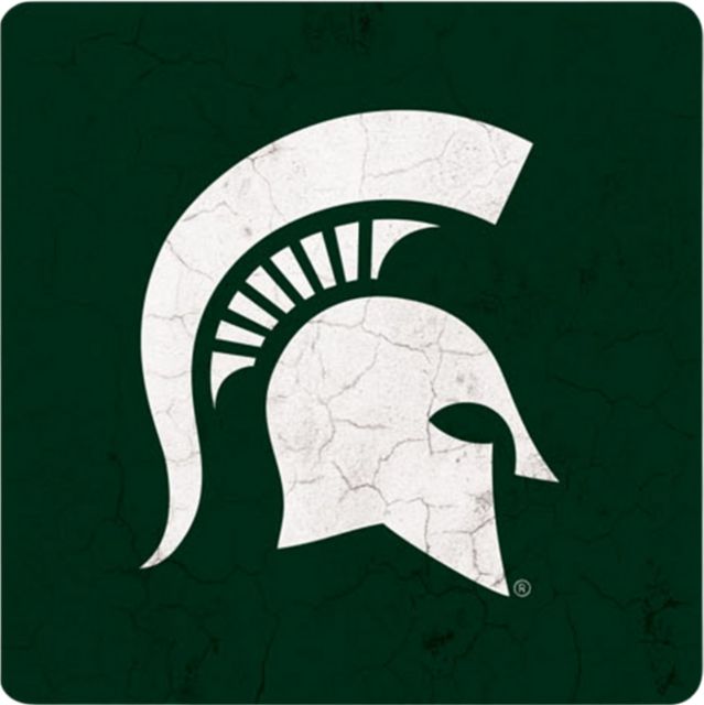 Michigan State University 4'' x 4'' Coaster