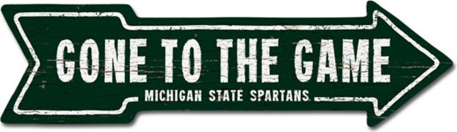 Michigan State University Wall Mount Arrow 6.5x24 - ONLINE ONLY