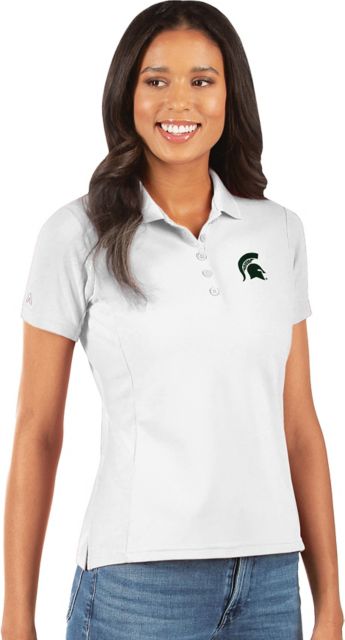 Michigan State University Women's Legacy Pique Polo - ONLINE ONLY