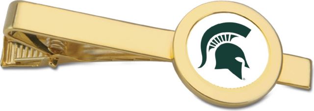 CSI Gold Tie Bar With Colored Medallian - ONLINE ONLY